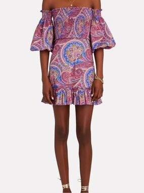 Alexis Alona Smocked Off the Shoulder Dress